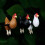 Delicate Rooster Motif Stud Earrings Versatile Day To-White 7