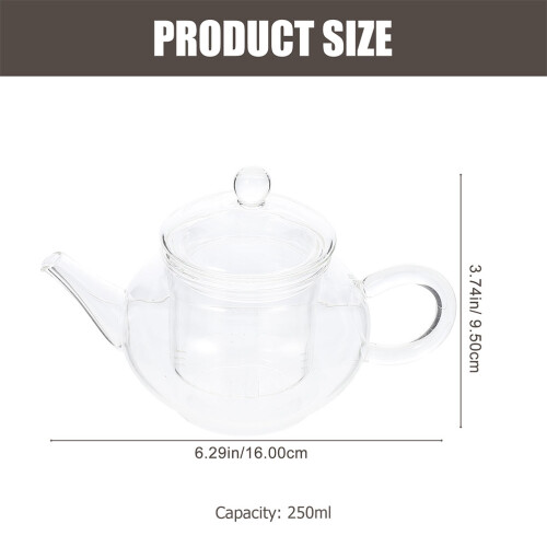 2Stk Verdickter -Teekessel Mit Teefilter 250ml 1