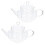 2Stk Verdickter -Teekessel Mit Teefilter 250ml 10
