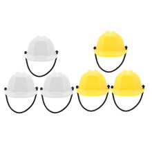 6St Mini Sicherheitshelm Modell Verbreiteter Bauhelm Puppenhelm