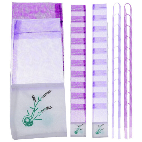 20 Säckchen Mit Lavendel Und Zugband 1