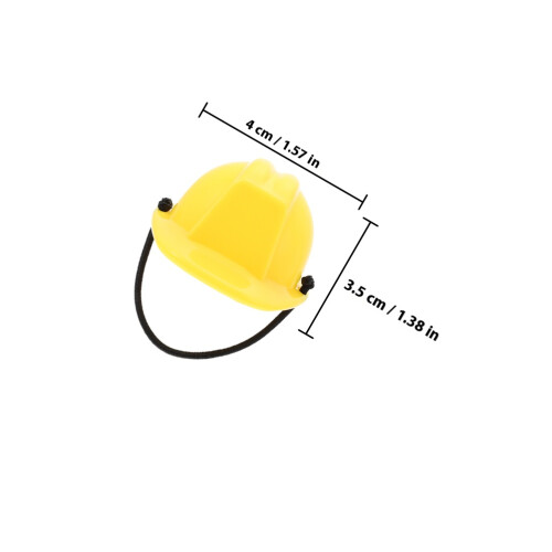 6St Mini Sicherheitshelm Modell Verbreiteter Bauhelm Puppenhelm 1