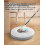 Spin Mop And Bucket Set With Wringer, Microfiber Floor Cleaner, Includes 3 Replacement Head Refills 5