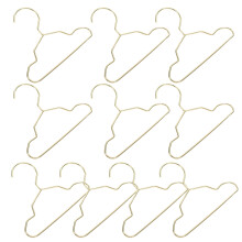10 metall-heftklammern für haustiere, mini-kleiderbügel