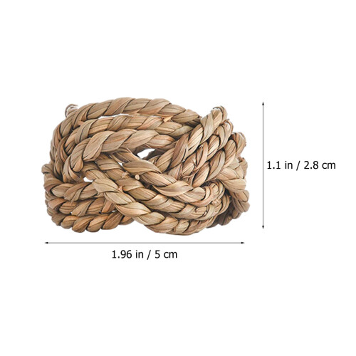 6Stk Natürliche Strohbügel Für , Hochzeit 1