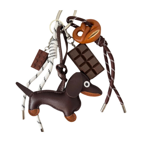 Charme décoratif d'alliage de-Chocol pour chien teckel