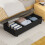 Raindrops Underbed Storage Containers With Dustproof Material 1set 6