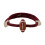 Practical Men's Bracelet With Rugby Designs and-Claret 1