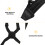 Universal Black Saxophone Shoulder Belt Double Strap Durable 9