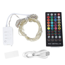 Intelligent Colorful Light Strings, Remote-Controlled LED String Lights with High-Sensitivity Microphone, Perfect for Indoor Outdoor Decor