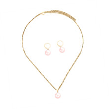 Women Pearls Jewelry Set Comfortable Pendant Jewelry-3