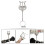 1pc Sheet Clarinet Sheet Music Folder Paper Clip Iron Adjust 10