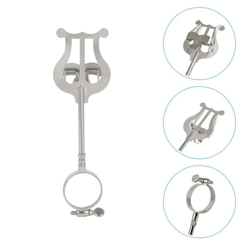 1pc Sheet Clarinet Sheet Music Folder Paper Clip Iron Adjust 2
