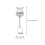 1pc Sheet Clarinet Sheet Music Folder Paper Clip Iron Adjust 2