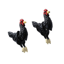 Charming Bird Inspired Metal Ear Studs Ergonomic Design-Black