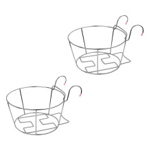 2Stk Blumenampelhalter, Wandregal Für Pflanzen
