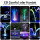 Solar Schwimmbrunnen Rgb-Lichter Gartendekoration 4