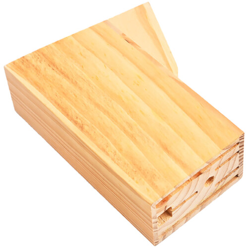 holz schneidebrettständer für arbeitsplatte, multifunktions