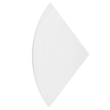 flügelförmiges wand-eckregal set, dreieckig, 25 cm, weiß