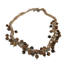 Collier minimaliste en acier titane au design solaire avec-29