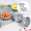 3 Stk. Eier- - Muffin-Backform Käsekuchenform 7
