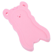 baby-badematte mit kissen und -polster, rosa