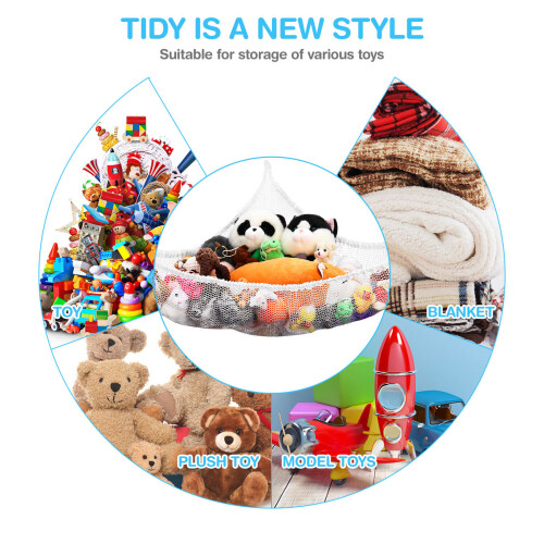 Stuffed Animal Net Hammock Mesh 2Set 1