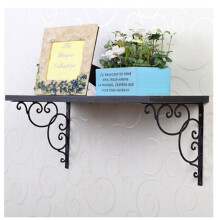 2Stk Eisen Regalträger Mit Blumenmuster Für Wandmontage