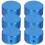Guitar Effect Footswitch Topper Aluminium 6er Pack 3