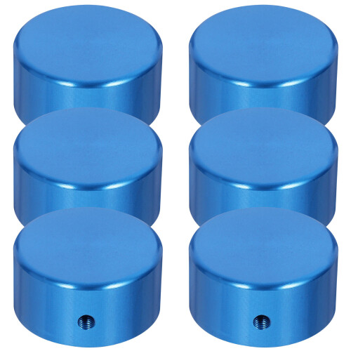 Guitar Effect Footswitch Topper Aluminium 6er Pack 2