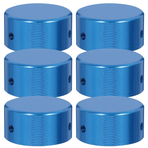 Guitar Effect Footswitch Topper Aluminium 6er Pack 1