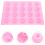 Silikonform Für 20 Mini-Gugelhupfe, Rosa 3