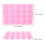 Silikonform Für 20 Mini-Gugelhupfe, Rosa 11