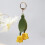 Porte-clés tulipes élégantes, accessoire Design de mode en-Rouge 5