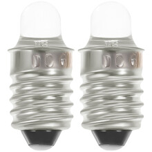 2Stk. Taschenlampe 6V Runde Leuchte Sockel Für Zuhause