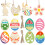 Ornament Craft Holzanhänger Beige 48 5