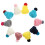 10Stk Mini Strickmützen Bunt – DIY Bastelzubehör 9