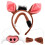1 Set Cosplay Kostüm Mit Stirnband Und Nase 6