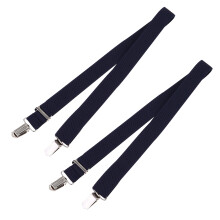 2 verstellbare elastische handschuhclips für kinder winter dunkelblau