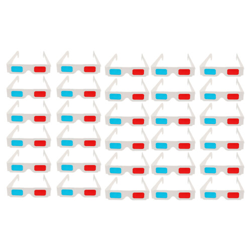 30Pcs Disposable 3D White Frames for Viewing 1