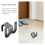 Slipper Rack Wandmontierter Schuhorganizer Für Hausschuhe 9