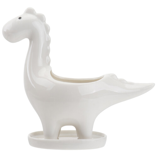 Desktop Planter Dinosaur Keramik Weiß 1 Stuck