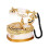 1Pc White ABS Musical Storage Box Retro Telephone Desktop Decor 9