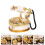 1Pc White ABS Musical Storage Box Retro Telephone Desktop Decor 10