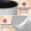 Non Stick Rice Cooker Inner Pot Black Alloy Cooking Accessory 8