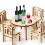 18 Mini Weingläser Set Für Puppenhaus Mit Flaschen 11