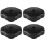4Pièces Boutons De Couvercle En Noir Résistant 2