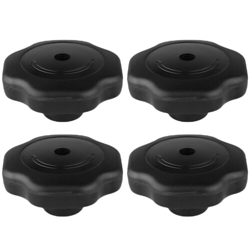 4Pièces Boutons De Couvercle En Noir Résistant 1