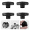 4Pièces Boutons De Couvercle En Noir Résistant 4