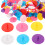 100Pcs Assorted Color Golf Ball Markers Plastic Ball Positioning Tools 6